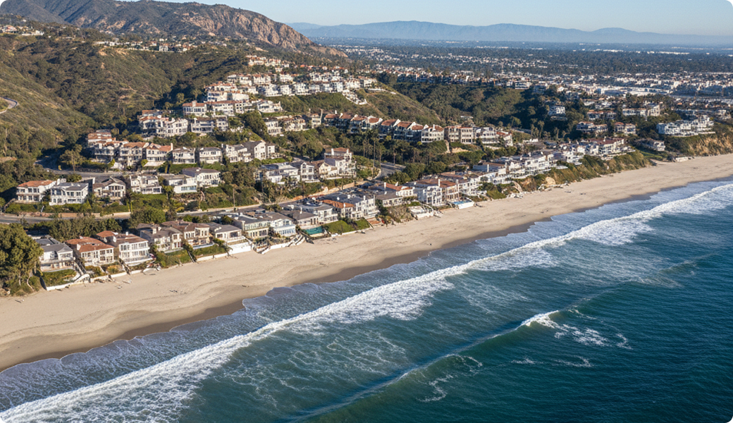 Aerial view of Torrance, CA — Electricians Service Team service area