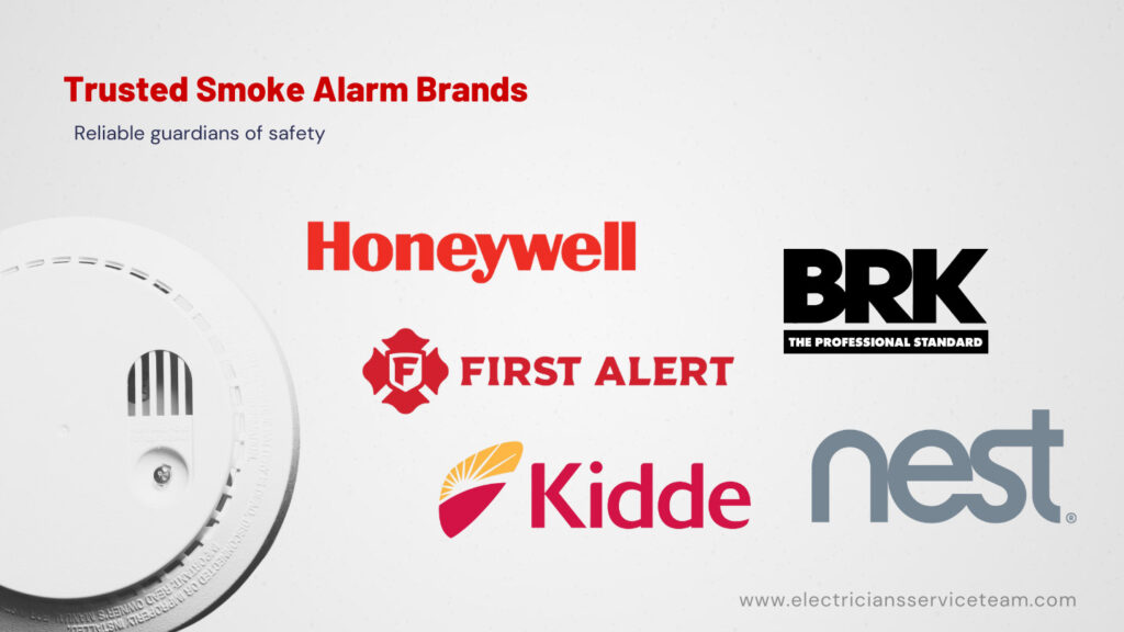 Reliable Smoke Alarm Brands Logos