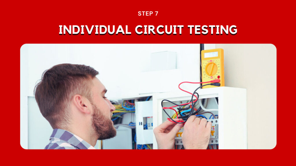 Step #7. Individual Circuit Testing