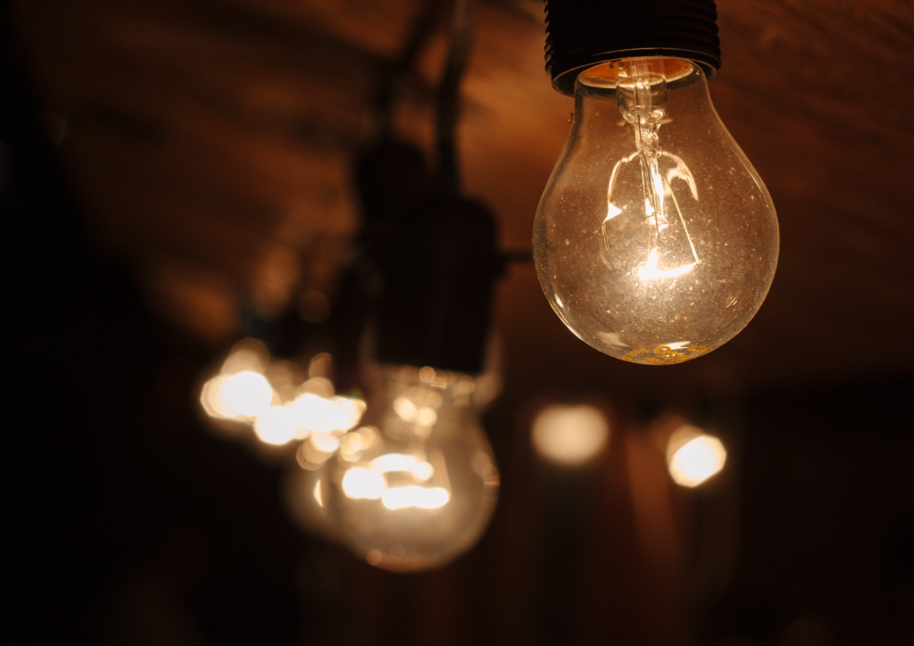 Flickering and dimming lights inside a home caused by an overloaded outdated home electric panel