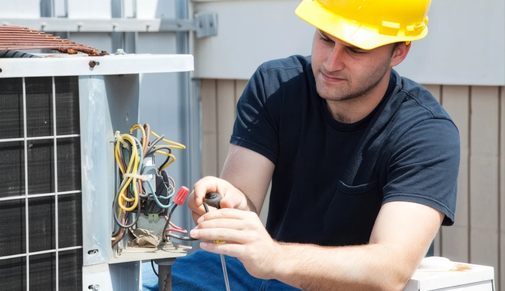 Professional electrician handling adu electrical for a customer